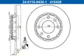 DISK PLOA CITROEN 24.0110-0430.1 ZAD.C4 III,P-208 II ELECTRO 20->D249/10 - ATE