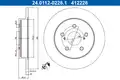 DISK PLOA TOYOTA 24.0112-0228.1 ZAD.C-HR 1.8 HYBRID,RAV 4 V 16->D281/12 - ATE