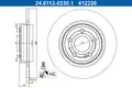DISK PLOA MB 24.0112-0230 ZAD. A CLASS W177 200D BEZ SPORT PAKETA  18->D295/12 - ATE