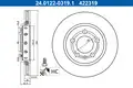 DISK PLOA VW 24.0122-0319.1 ZAD.POLO V 14-17 D254/22 - ATE