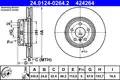 DISK PLOA BMW 24.0124-0264.2 PR.BMW 5 G30 520D 16 ->D330/24 KOMPOZITNI - ATE