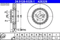DISK PLOA TOYOTA 24.0128-0329.1 PR.RAV-4 2.2D-4D 06 -> D328/28 17""KOTA - ATE