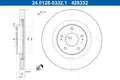 DISK PLOA MITSUBISHI 24.0128-0332.1 PR.OUTLANDER III,ECLIPSE CROSS  15->D320/28 17""KOTA - ATE