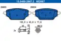 DISK PL RENAULT 13.0460-2667.2 ZAD. KANGOO III 21->BEZ.EL.RU - ATE