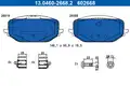 DISK PL CITROEN 13.0460-2668.2 PR.C5 X,C5 AIRCROSS,ASTRA L,P-308 III 21->ZA DISK 304MM - ATE