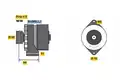 BX háromfázisú generátor - Bosch