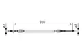 Fékkötél - Bosch