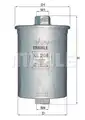 Knecht üza.szűrő Alfa, VW, Fia - Knecht