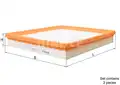 Knecht levegő szűrő S MB E 420 - Knecht