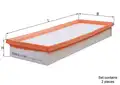 Knecht levegő szűrő MB CLASSE - Knecht