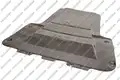 Alsó motorvédő lemez (ABS+PVC) - Iharos