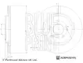 Hátsó Féktárcsa - Blue Print