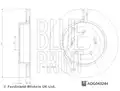 Hátsó Féktárcsa - Blue Print