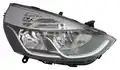 Fényszóró H1/H7 jobb fekete h. (motorral - Alkar