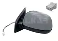 Bal visszapillantó, elektromos, alapozott, elektr,behajt, konvex, fűtött - Alkar