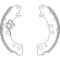 165/32 fékpofa AX/SAXO/P106 - Woking