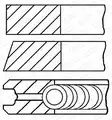 Dugattyúgyűrű - Goetze