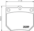 Fékbetét Q0928/1155 - Textar