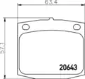 Fékbetét Készlet - Textar
