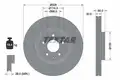 TARCZA HAM. MAZDA P. CX-60 3,3 E-SKYACTIV-D MHEV 22- - Textar