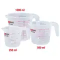 Measuring cup set, 3pcs - KS Tools