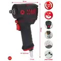 miniMONSTER High Performance Pneumatic impact wrench 1.390 N - KS Tools
