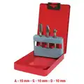 3-pcs. set - carbide rotary burrs - KS Tools