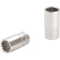1/4 12 LAPOS dugókulcsbetét, 7MM - KS Tools