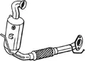 Részecskeszűrő, kipufogó - Bosal