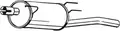 Kipufogódob, hátsó - Bosal