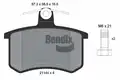 Fékbetétkészlet, tárcsafék - Bendix