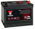 AKKUMULÁTOR YUASA 3000 ASIA 12V 72AH 630A 269X174X223 +DR - Yuasa