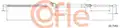 LINKA HAMULCA COFLE 10.7143 SEAT MII/SKODA CITIGO/VW UP 12- - Cofle
