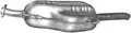 kipufogó dob Opel Astra G 1.7-2.0TD 98-04 há. - Marix
