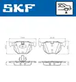Fékbetét Készlet - SKF