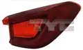 LAMPA TYL ST LEO IV 19- RH DARK W/LED - TYC