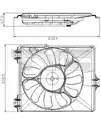 Ventilátor, vízhűtő - TYC