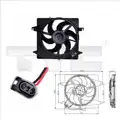 Ventilátor, vízhűtő - TYC