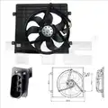 Ventilátor, vízhűtő - TYC