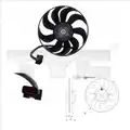 Ventilátor, vízhűtő - TYC