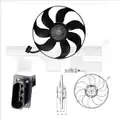 Ventilátor, vízhűtő - TYC