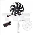 Ventilátor, vízhűtő - TYC