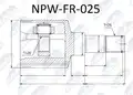 Féltengely Csukló - NTY