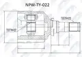 Csuklókészlet, Hajtótengely - NTY