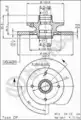 Féktárcsa - Brembo