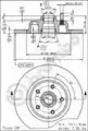 Féktárcsa - Brembo