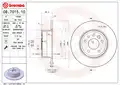 Hátsó Féktárcsa - Brembo