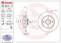 Féktárcsa+kerékagycsapágy - Brembo