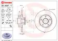 Hátsó Féktárcsa - Brembo