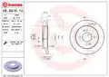 Hátsó Féktárcsa - Brembo